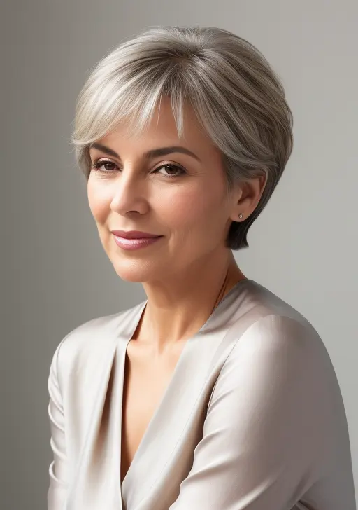 Sophisticated Short Layered Cut